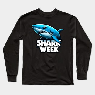 Shark Week Long Sleeve T-Shirt